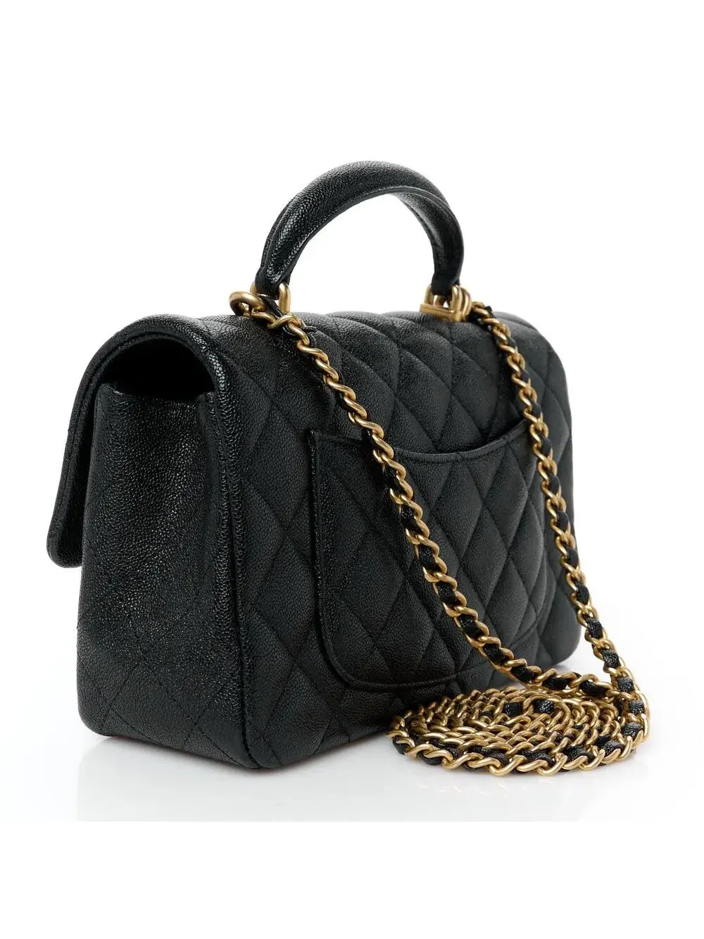 Chanel Caviar Quilted Mini Top Handle #326788C90B